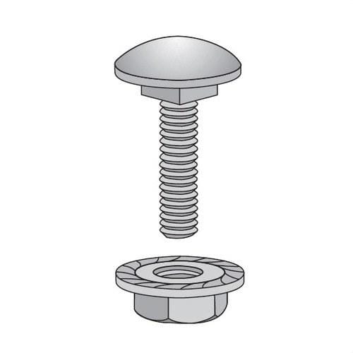 INTERFLEX - Kit tornillo unión / fijación galvanizado
