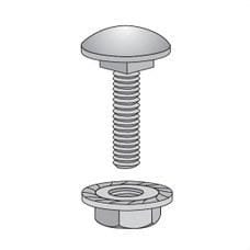 MULTIVIA - KIT TORNILLO M6X20 MM CON TUERCA-ARANDELA DENTADA
