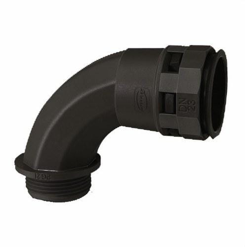 INTERFLEX - Curva 90° poliamida NBC-M DN29 M40x1.5 negro