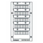 INTERFLEX - PACK 540 U. ETIQUETA  9X5 MM BLANCA PARA BORNE PHO
