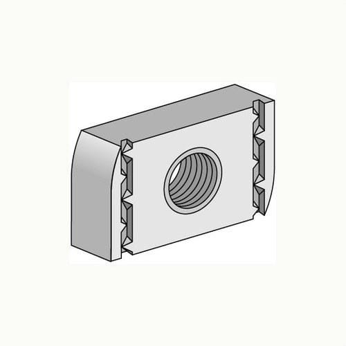 INTERFLEX - Tuerca-guía M8 para perfil galvanizado caliente