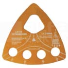 DELTA PLUS - Plato reglaje multipunto anclaje 4 orificios naranja