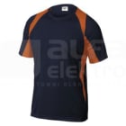 DELTA PLUS - Camiseta BALI 100% poliéster azul marino naranja talla 3XL