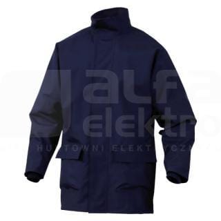 DELTA PLUS - Parka de protección de poliéster fibra antiestático impregnado de PU M azul marino