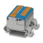 PHOENIX CONTACT - Bloque PTVFIX 6/12X2,5-NS35A BU para distribución