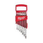 MILWAUKEE - JUEGO DE 7 LLAVES COMBINADAS MAXBITE CON CARRACA IMPERIAL, 3/8, 7/16, 1/2, 9/16, 5/8, 11/16, 3/4"