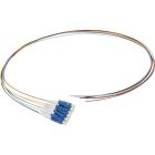 EXCEL - EXCEL OS2 0.5M LC PIGTAIL 9/125 12 COLOUR PACK