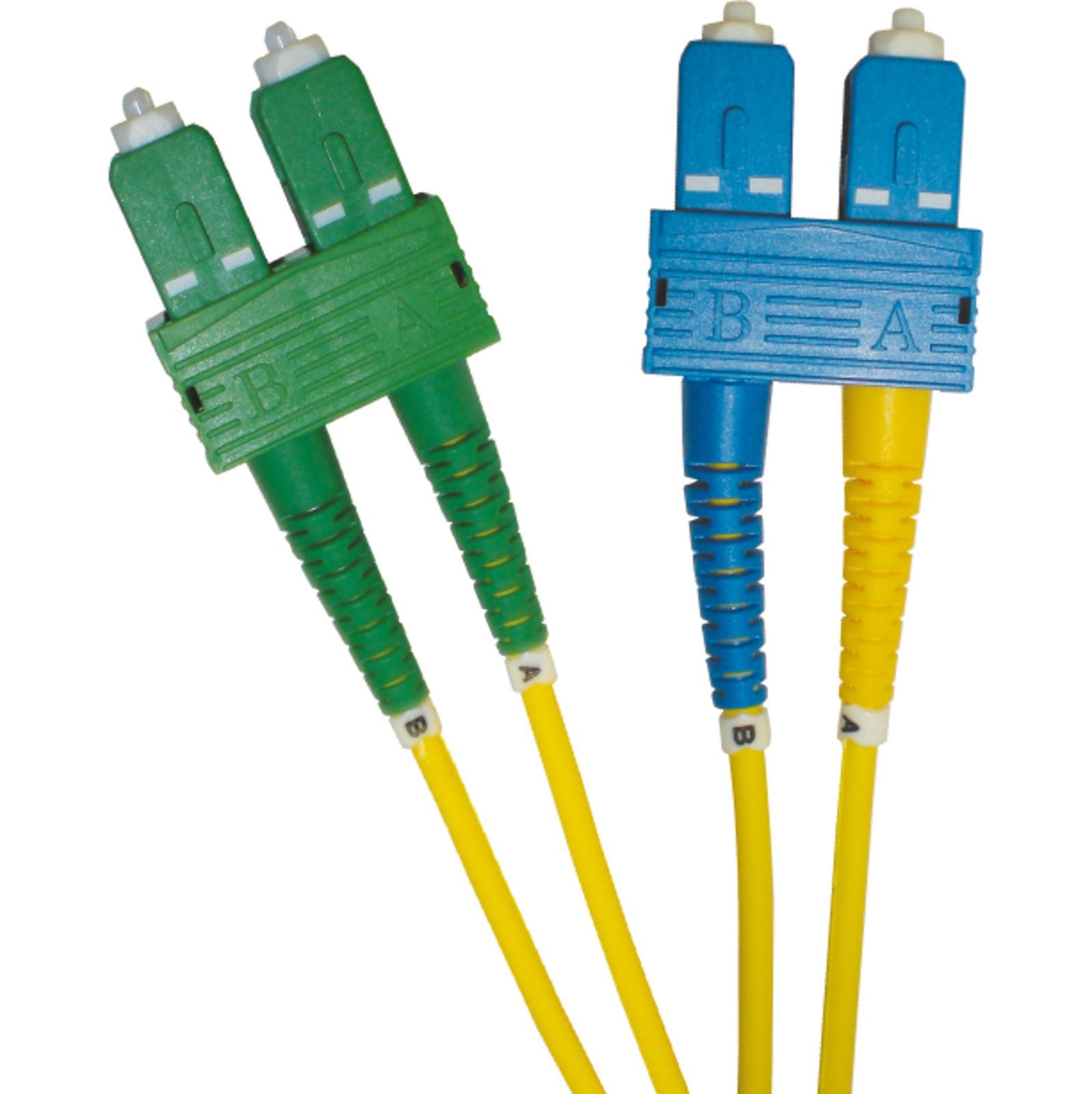 EXCEL - ENBEAM OS2 P/LEAD SC/APC-SC/UPC 9/125 DX YW 5M