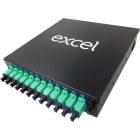 EXCEL - ENBEAM 12 SC SPLX SM APC (GREEN) DIN RAIL BOX