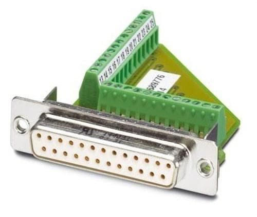 PHOENIX CONTACT - Soporte de contacto VS25-BU-DSUB/25-MPT-0,5