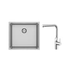 ROCA - Pack fregadero Roma 45 A870P10450 + grifería de cocina Glera A5A834DC00
