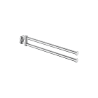 ROCA - Toallero doble giratorio 400mm Hotels Round cromado