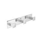 ROCA - Percha triple Hotels Square cromado