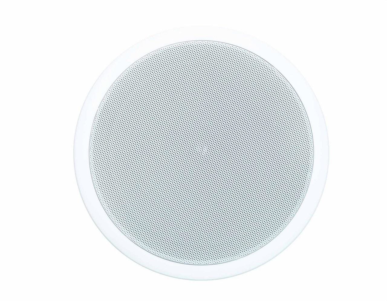 FONESTAR - Altavoz de techo 5" EN54 6W RMS con transformador de línea 100V rejilla redonda y caja antifuego