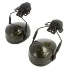 3M MERCADOS ELECTRICOS - 3M™ PELTOR™ Optime™ II Orejeras, verde, versión montada en casco, H520P3E-410-GQ-01