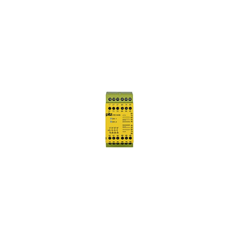 PILZ - PZE X4V8 24VDC 4N/O