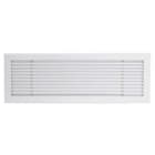AIRZONE - Rejilla lineal 0° deflex vertical Airzone 1400x200 blanco clip