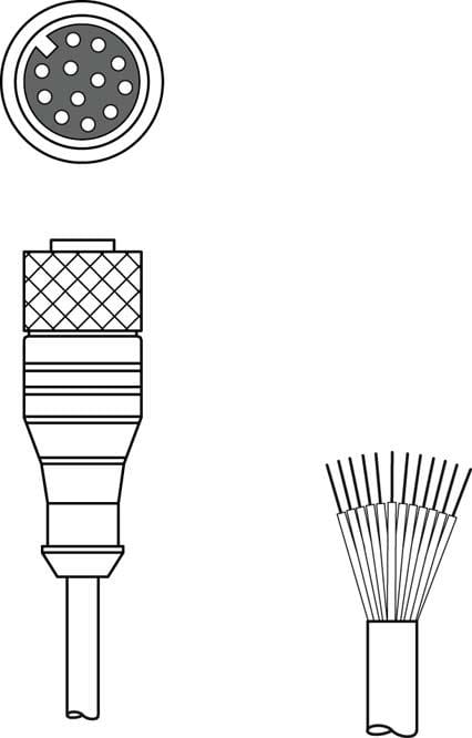 LEUZE - KD U-M12-CA-P1-100