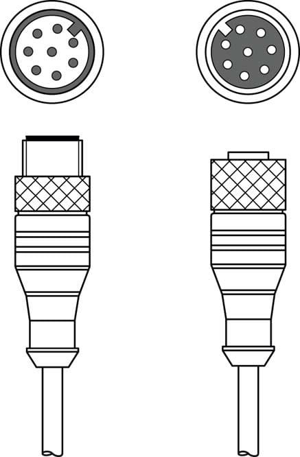 LEUZE - CB-M12-5000E-8TP