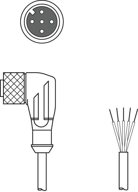 LEUZE - KD U-M12-5W-P1-250