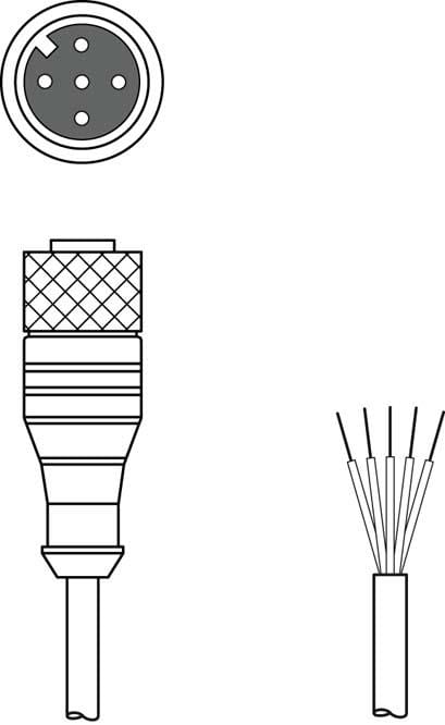 LEUZE - KD U-M12-5A-V1-300