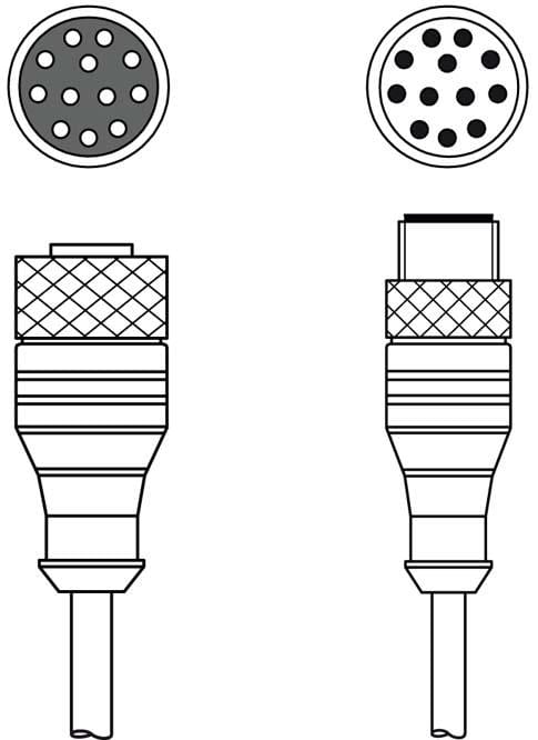 LEUZE - KDS S-M12-CA-M12-CA-P1-050