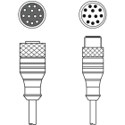 LEUZE - KDS S-M12-CA-M12-CA-P1-050