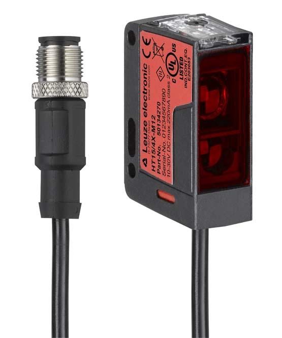 LEUZE - SENSOR CON SUPRESIÓN DE FONDO HT15/PX-200-M12