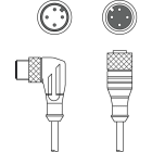 LEUZE - CABLE DE INTERCONEXIÓN KDS U-M12-4A-M12-4W-V1-020