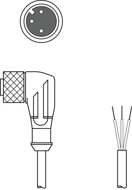 LEUZE - KD U-M12-3W-P1-050