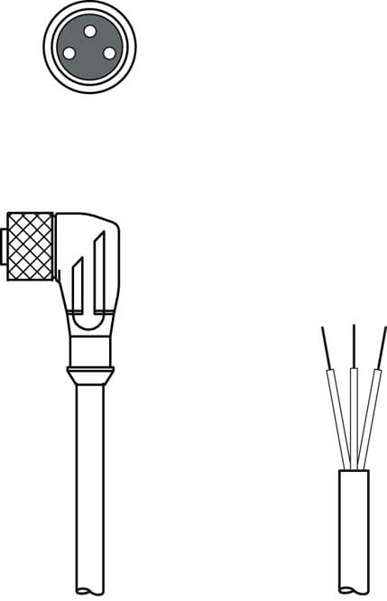 LEUZE - KD U-M8-3W-V1-020-DP