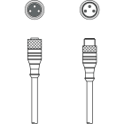 LEUZE - KDS U-M8-3A-M8-3A-P1-006-DP