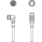 LEUZE - KDS U-M8-3W-M8-3A-P1-006-DP