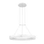 LEDS-C4 - Luminaria circular led 31W con diferencial blanco mate