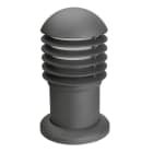 LEDS-C4 - Baliza 30cm rejilla E27 100/23W gris urbano