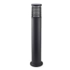 LEDS-C4 - Baliza redondo NOTT 23W 90mm negro / plástico transparente