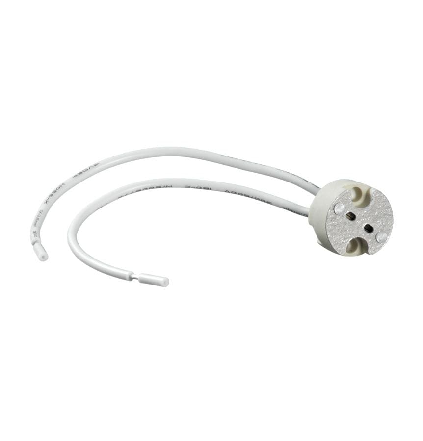 JISO - Portalámparas GX5,3/GX4/GY6,35 para dicroica 12V