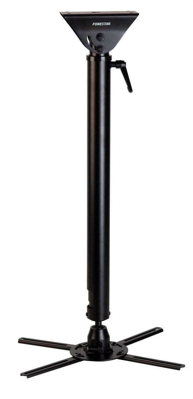 FONESTAR - Soporte negro orientable y extensible de techo para proyectores