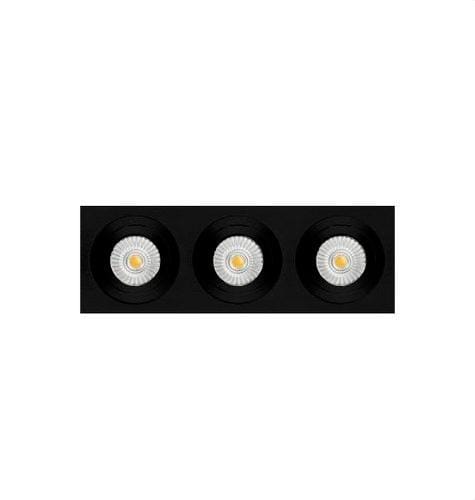 NEXIA - Downlight INOX_S 13W 4000K 940 40º 3x1330lm negro