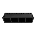 NEXIA - Downlight multisistema KARDAN 170x650mm negro