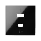 SIMON - Tapa cargador USB C + A QuickCharge negro
