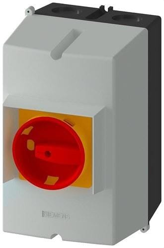 SIEMENS - SIRIUS INTERRUPTOR AUTOMÁTICO, CAJA DE FUNDICION ALUM. IP 65 ANCHURA 72 MM, BORNE PE CON ACCIONAMIEN