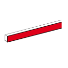 LEGRAND - Tapa de 65mm de an. - Canal DLP Aluminio