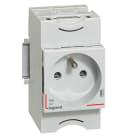 LEGRAND - Toma de corriente - 10/16A - 250 V~ - 2P+T saliente - con obturador
