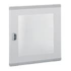 LEGRAND - Puerta plana transparente XL³ 160/400 - para caja y armario alt. 600mm