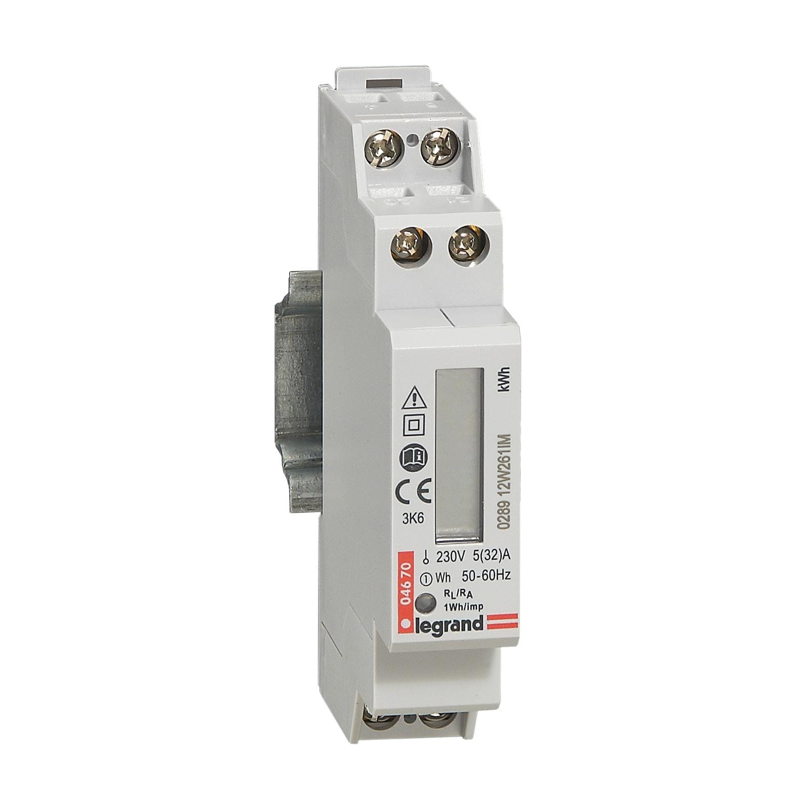 LEGRAND - Contador de energía monofásico EMDX³ - no MID - conexión directa 32A - 1 módulo