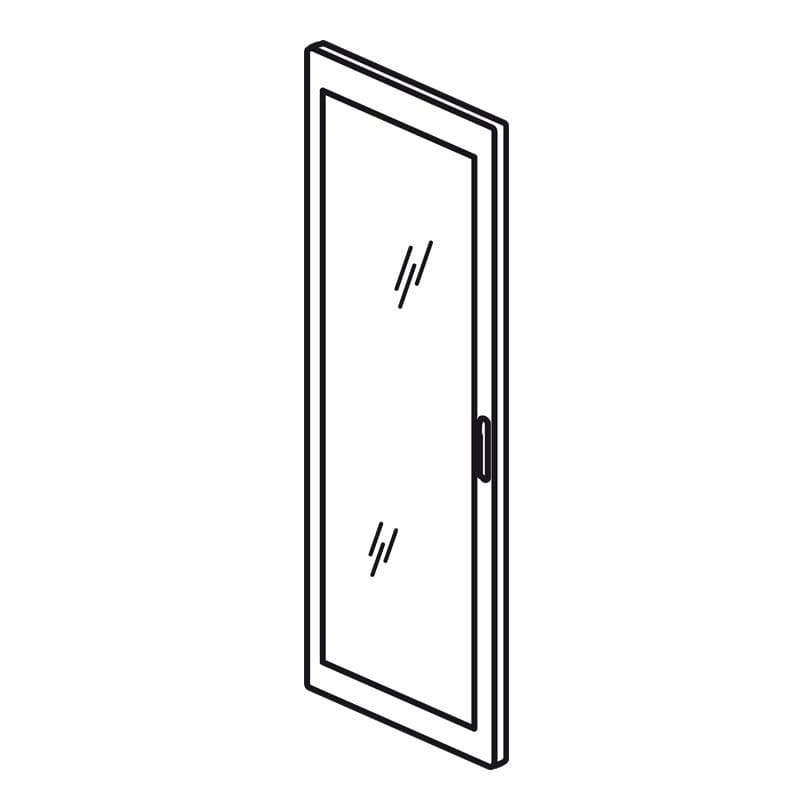 LEGRAND - Puerta transparente equipable XL³ 4000 - An. 725mm - Alt. 2000mm