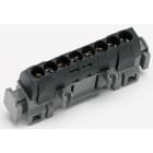 LEGRAND - Borna de repartición IP 2X - fase - 8 conexiónes de 1,5 a 16mm²- Negro - Longitud 75mm