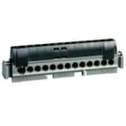 LEGRAND - Borna de repartición IP 2X - fase - 1 conexión de 6 a 25mm² - Negro - Longitud 113mm