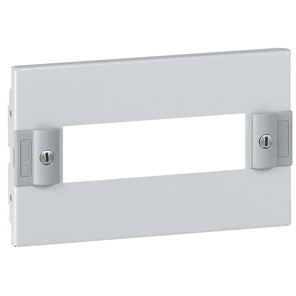 LEGRAND - Tapa cubrebornas metálica XL³ 400 - 1/4 de vuelta - para equipos mod en perfil - Alt. 150mm